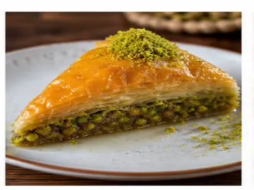 Havuç dilimi baklava servisi