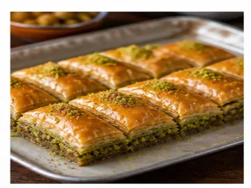 Klasik baklava dilimleri