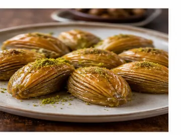 Midye baklava tatlısı